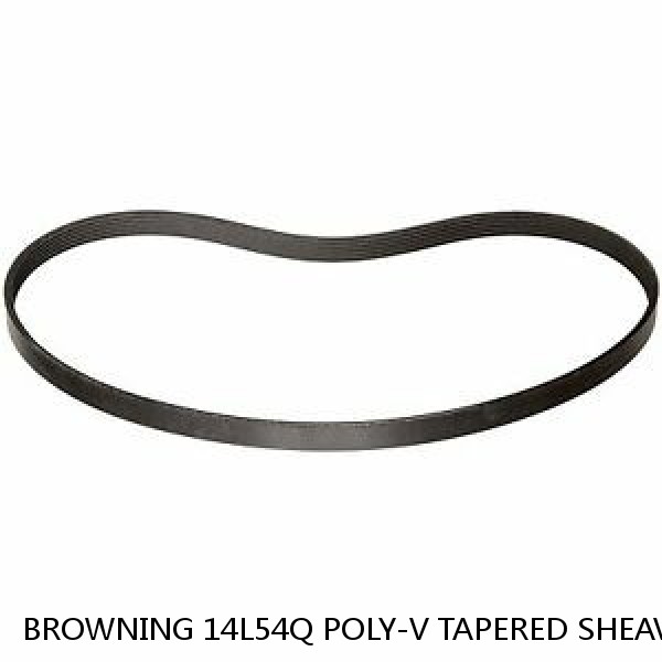 BROWNING 14L54Q POLY-V TAPERED SHEAVES W/SPLIT TAPER BUSHING 5.4"-OUT (J42)