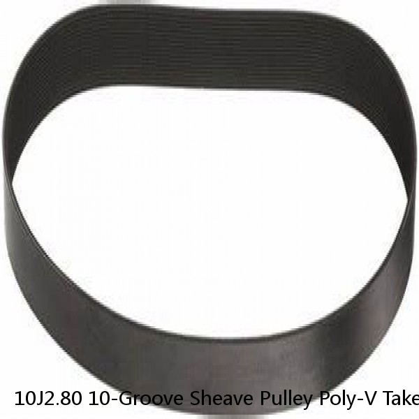10J2.80 10-Groove Sheave Pulley Poly-V Takes 1108 Taper Lock Bushing 10j2.8 NEW
